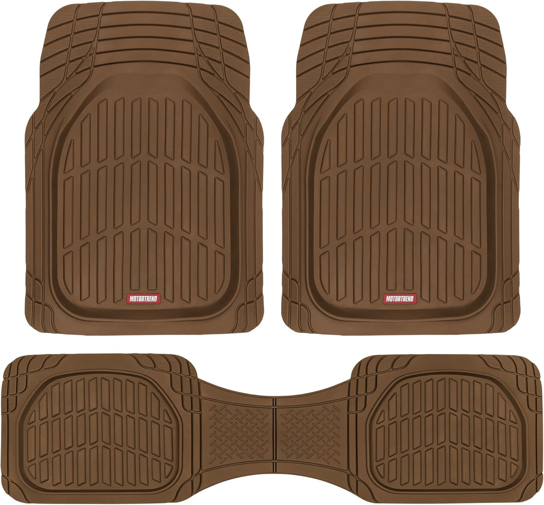 Car Floor Mats Flexible-Complete set-Beige-State of Style