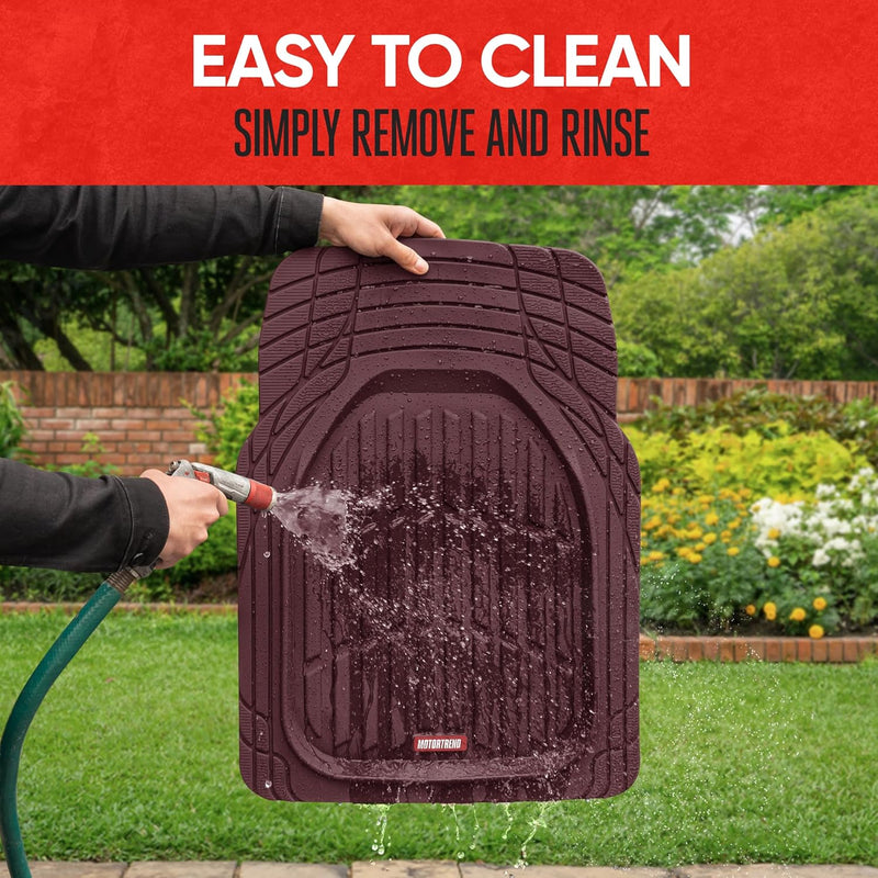 Car Floor Mats Flexible-Complete set-Beige-State of Style