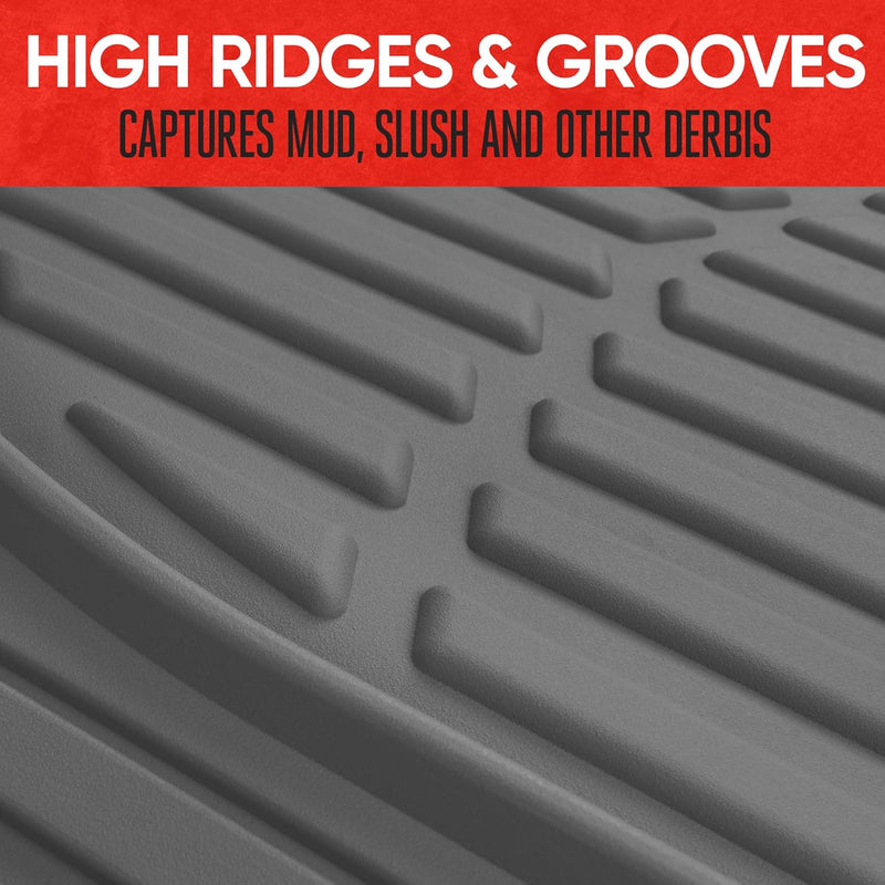 Car Floor Mats Flexible-Complete set-Beige-State of Style