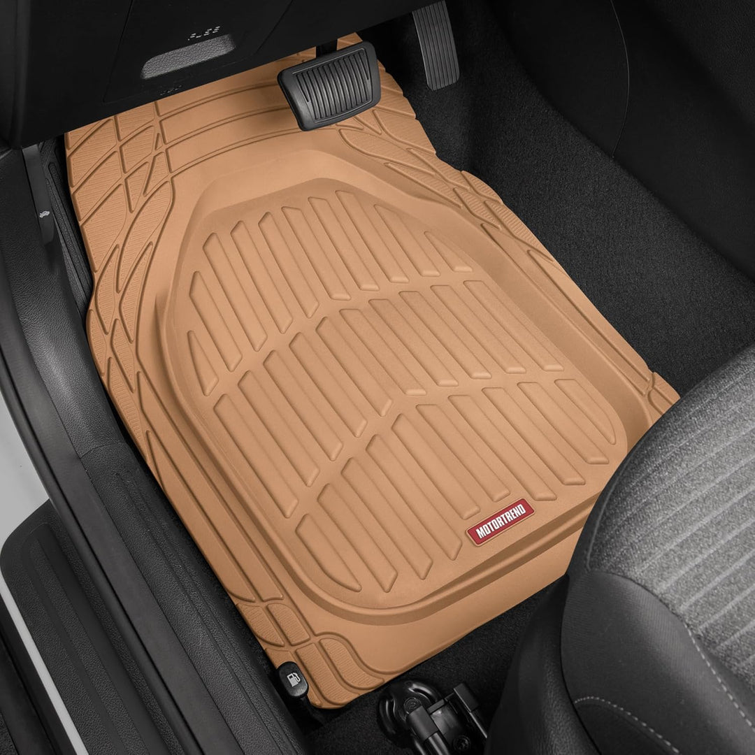 Car Floor Mats Flexible-Complete set-Beige-State of Style