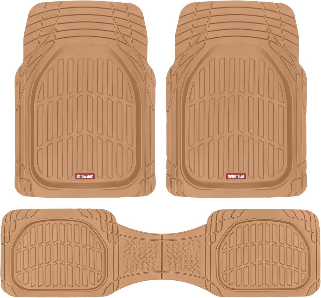 Car Floor Mats Flexible-Complete set-Beige-State of Style