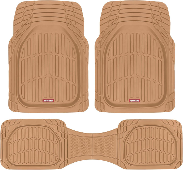 Car Floor Mats Flexible-Complete set-Beige-State of Style