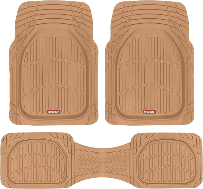 Car Floor Mats Flexible-Complete set-Beige-State of Style