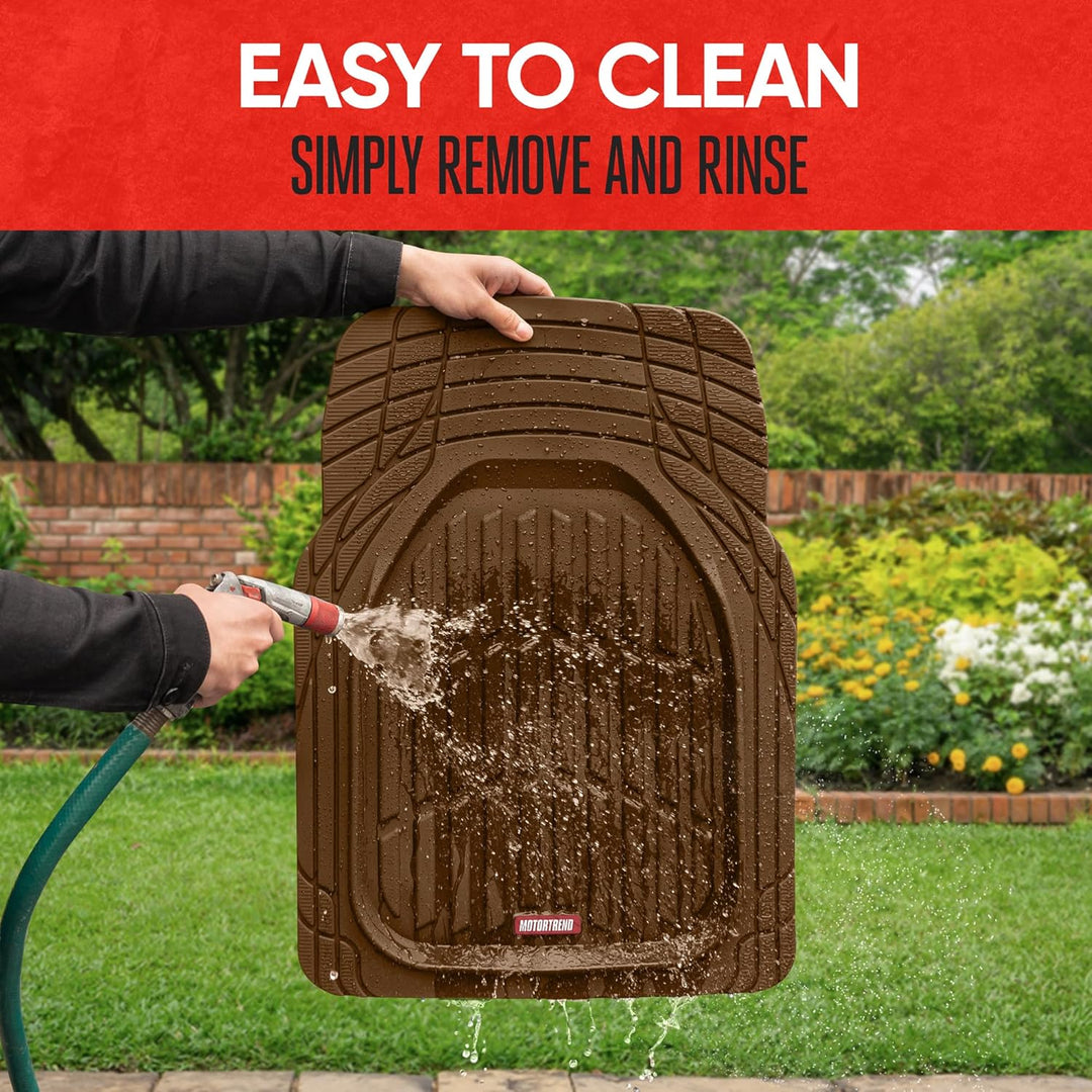 Car Floor Mats Flexible-Complete set-Beige-State of Style