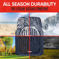 Car Floor Mats Flexible-Complete set-Beige-State of Style