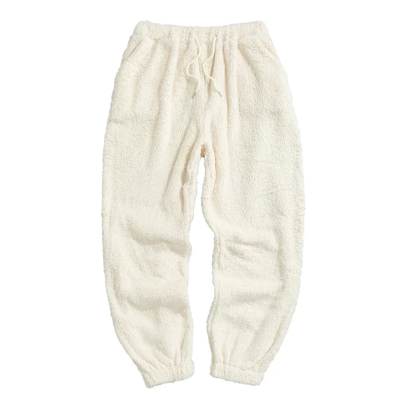 Cara Lounge Pants | Plush Joggers for Relaxed Comfort-White-M-State of Style