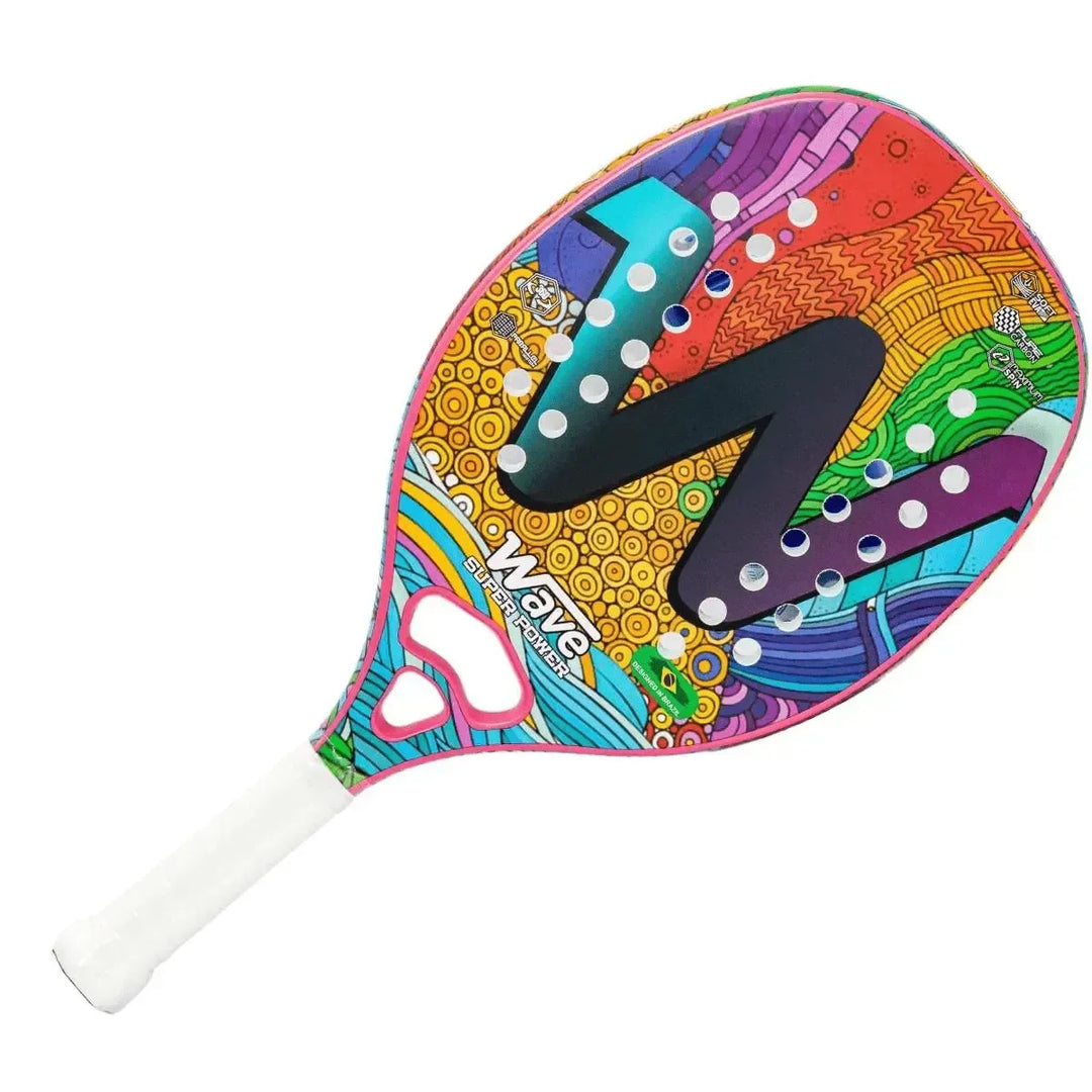 Carbon Beach Tennis Racket - AeroSpin-Multicolour-State of Style