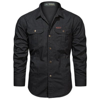 Cargo Shirt - Senn-Black-S-State of Style