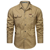 Cargo Shirt - Senn-Khaki-S-State of Style