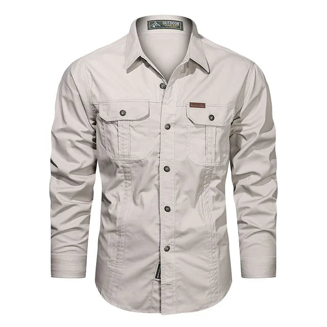 Cargo Shirt - Senn-Off-white-S-State of Style