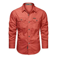 Cargo Shirt - Senn-Red-S-State of Style
