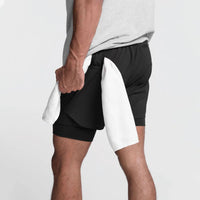 Carl Active-Fit Shorts-White-S-State of Style