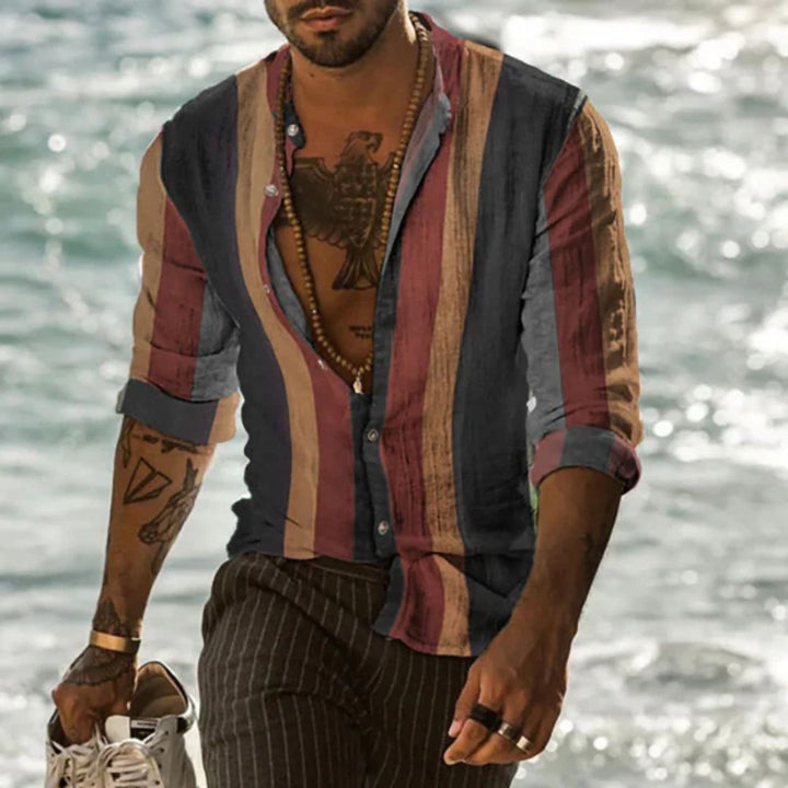 Carlos Shirt | Unique Design & Stylish-Grey-S-State of Style
