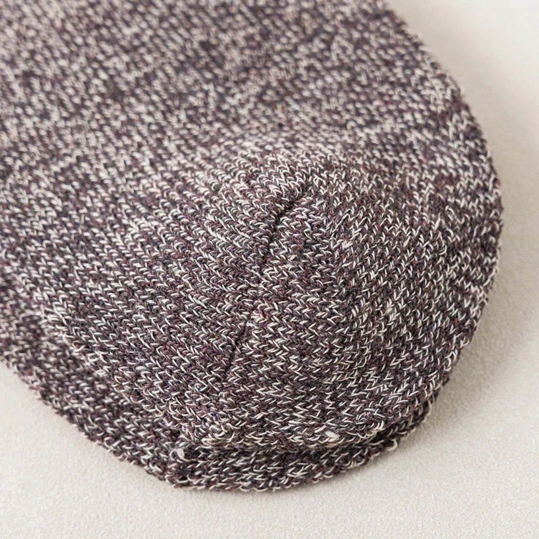 Carlos Traditional Socks – 5-Pack Thick Retro Thermal Socks-Dark Grey-State of Style