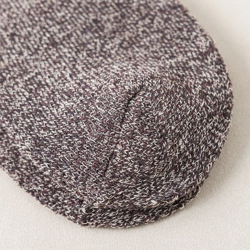 Carlos Traditional Socks – 5-Pack Thick Retro Thermal Socks-Dark Grey-State of Style