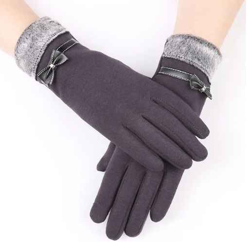 Caroline Cashmere-Lined Winter Gloves | Warm, Stylish & Touchscreen-Friendly-Purple B-State of Style