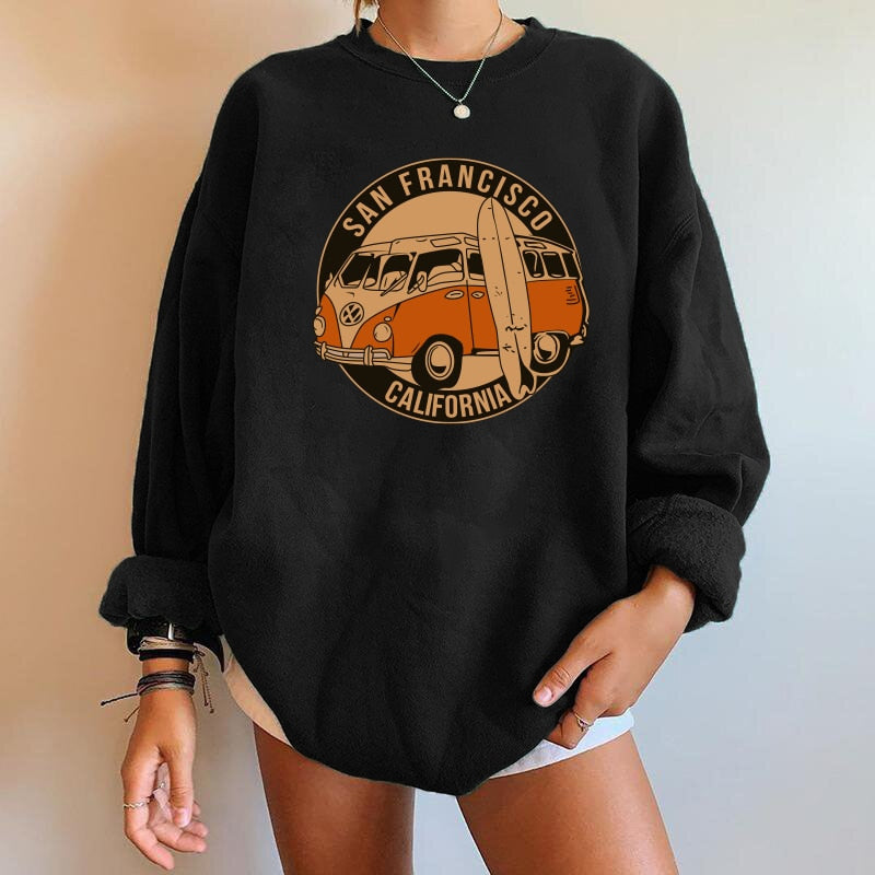 CarolynsShirt I Oversized Pullover for Women-Black-S-State of Style