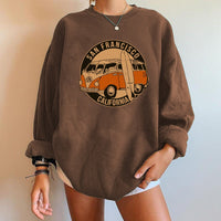 CarolynsShirt I Oversized Pullover for Women-Coffee-S-State of Style