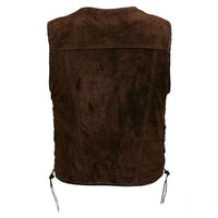 Carter Rustic Suede Waistcoat – Traditional Bavarian-Style with Triple Fastening-M-State of Style