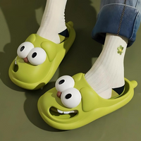 Cartoon slippers with comfort and character - PawJoy™ Cozy Pup Slippers-Green-3.5-State of Style