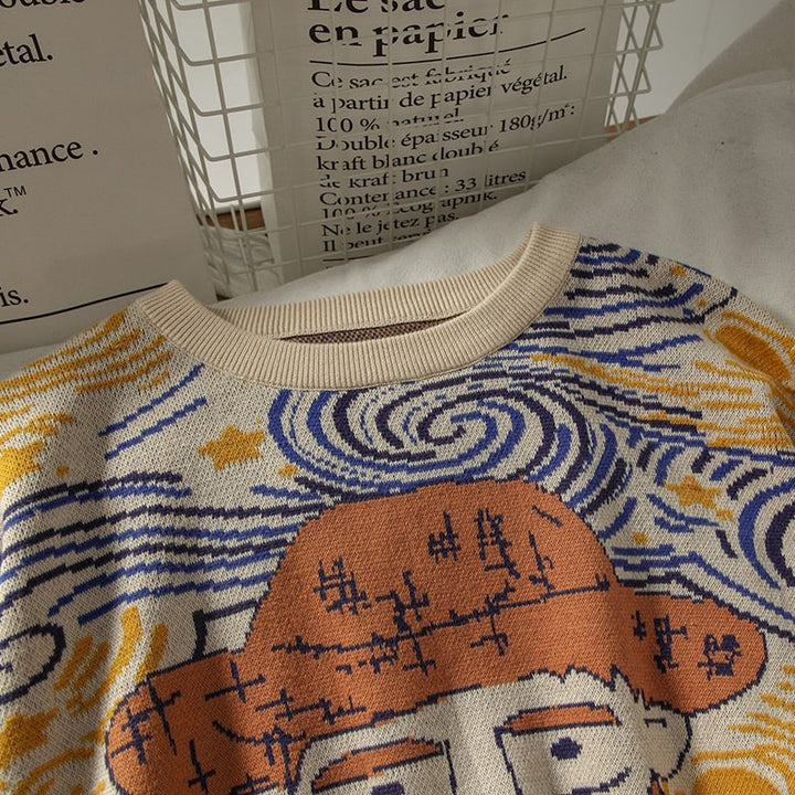 Cartoon Sweater – Fun & Playful Everyday Wear-State of Style