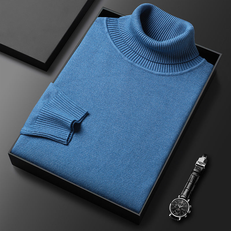 Cashmere Blend Turtleneck – Nordin-Blue-XS-State of Style