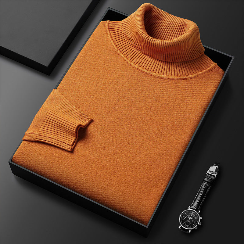 Cashmere Blend Turtleneck – Nordin-Orange-XS-State of Style