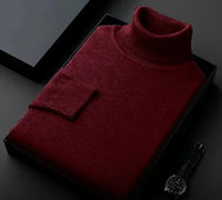 Cashmere Men's Sweater – Silvano-Red-S-State of Style
