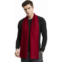 Cashmere Winter Scarf for Men - Ryan-Burgundy-State of Style