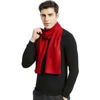 Cashmere Winter Scarf for Men - Ryan-Red-State of Style
