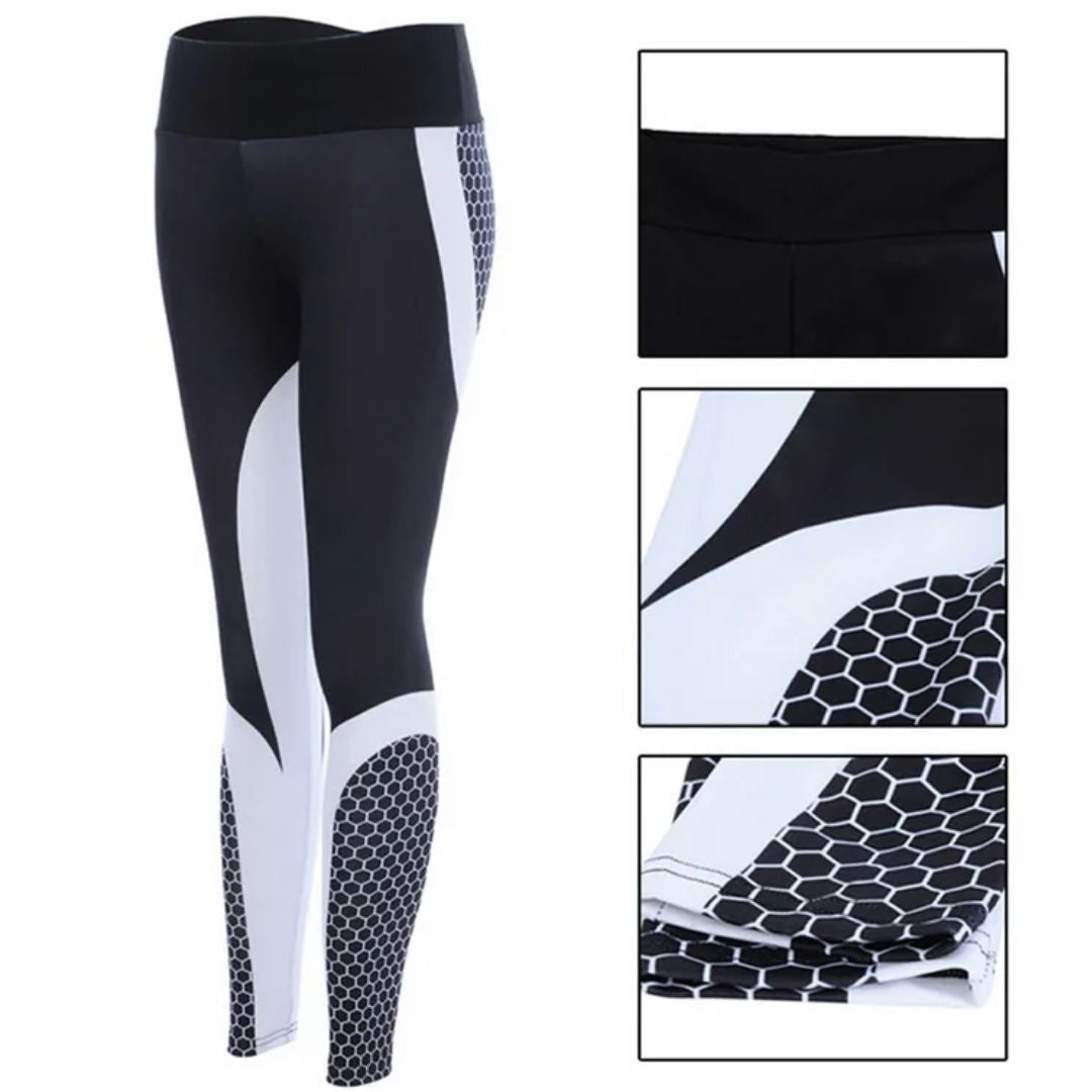 Cassandra Yoga Legging – Perfect Blend of Sporty and Stylish-Black-S-State of Style
