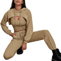 CassidyPakje I Women's Tracksuit-Khaki-XS-State of Style