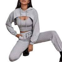 CassidyPakje I Women's Tracksuit-Light Grey-XS-State of Style