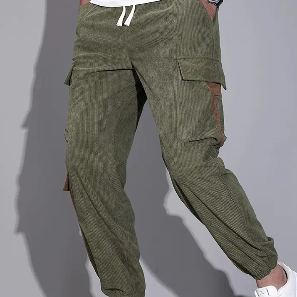 Casual Baggy Cargo Trousers for Men - Zane-Black-XS-State of Style