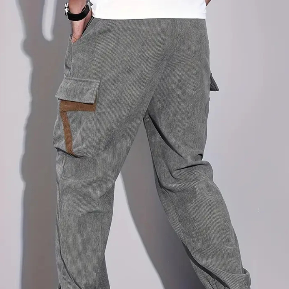 Casual Baggy Cargo Trousers for Men - Zane-Black-XS-State of Style