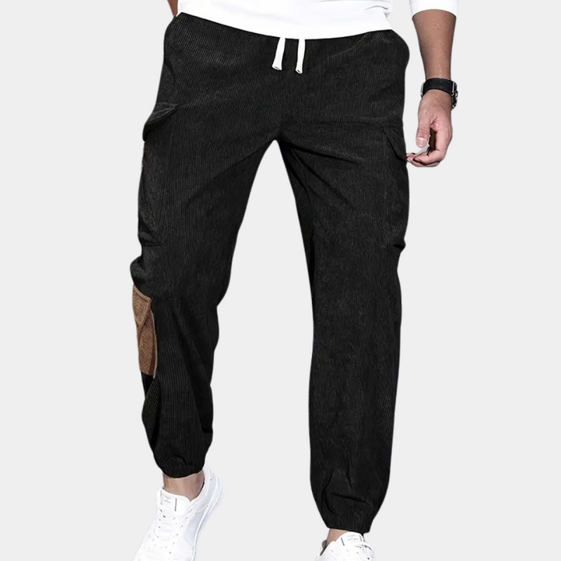 Casual Baggy Cargo Trousers for Men - Zane-Black-XS-State of Style