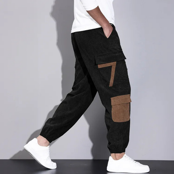 Casual Baggy Cargo Trousers for Men - Zane-Black-XS-State of Style