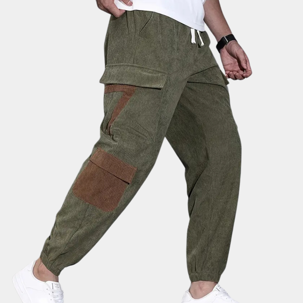Casual Baggy Cargo Trousers for Men - Zane-Green-XS-State of Style