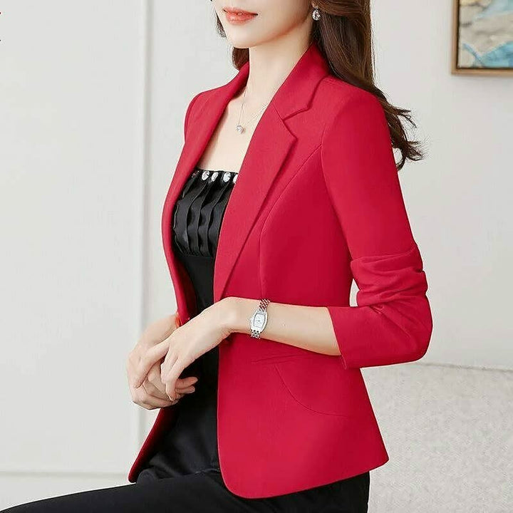 Casual Blazer | Stylish & Versatile Jacket for Work & Outings-Burgundy-M-State of Style