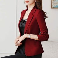Casual Blazer | Stylish & Versatile Jacket for Work & Outings-Deep Burgundy-M-State of Style