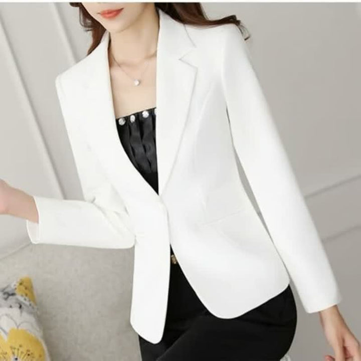 Casual Blazer | Stylish & Versatile Jacket for Work & Outings-White-M-State of Style