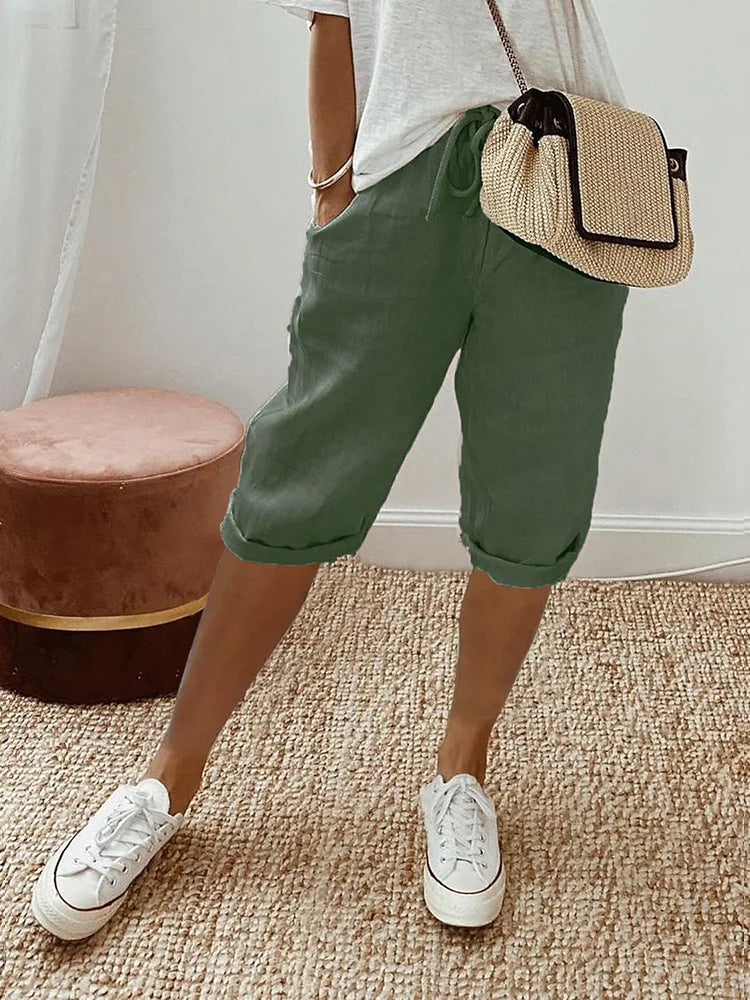 Casual Capri Trousers for Women – Sophie-Green-S-State of Style