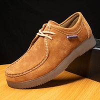 Casual Cowhide Sneakers Bryan – British-Inspired European Style-Yellow-5.0-State of Style