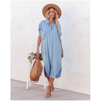 Casual Denim Dress - Maren-S-State of Style