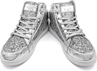 Casual Glitter Sneakers - NeonFlash-Black-5-State of Style