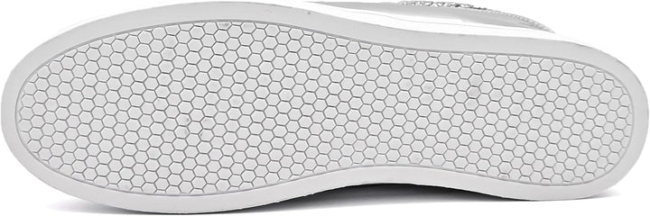 Casual Glitter Sneakers - NeonFlash-Black-5-State of Style