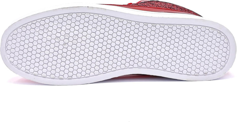 Casual Glitter Sneakers - NeonFlash-Black-5-State of Style