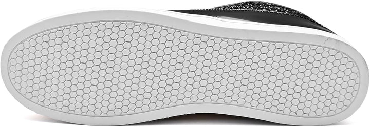 Casual Glitter Sneakers - NeonFlash-Black-5-State of Style