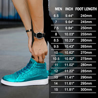 Casual Glitter Sneakers - NeonFlash-Black-5-State of Style