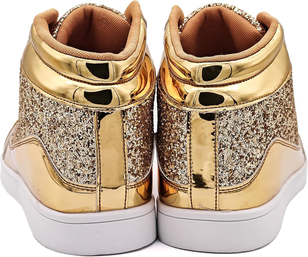 Casual Glitter Sneakers - NeonFlash-Black-7-State of Style